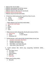 Kelompok alat musik yang mempunyai nada disebut. Soal Prakarya