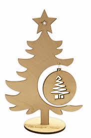 Choinka na pniu 🎄 szukasz inspiracji na świąteczne akcesoria? Choinka Z Bombka Ze Sklejki 20 4 Cm Do Personalizacji Entero Pl