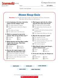 Welcome to our amazing collection of 'jack and the beanstalk' activity sheets and teaching resources for children in ks1. Stone Soup Quiz Fill Online Printable Fillable Blank Pdffiller
