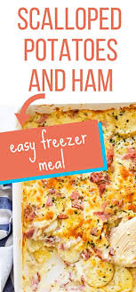 Easy Scalloped Potatoes And Ham Recipe In 2020 Scalloped Potatoes And Ham Scalloped Potatoes Easy Scalloped Potatoes