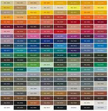 general paint color chart great for picking colors for your