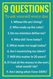 9 Questions To Ask Yourself Every Day This Or That Questions Personal Development Quotes Psychology Quotes