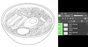 How to get better at drawing anime characters? How To Draw Mouth Watering Anime Food By Meliiis Clip Studio Tips