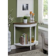 Convenience Concepts French Country Driftwood And White Entryway Table 6042182dftw Bellacor White Entryway Table Entryway Tables Country Entryway