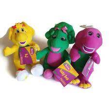7 inch barney beanie plush by gund 1997 and baby bop's blankey book with attached baby bop plush. Barney Baby Bop Bj Toys Ebay