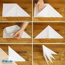 Perfekte tischdeko für jeden anlass. Servietten Falten Einfacher Doppelter Und Dreifacher Tafelspitz Talu De
