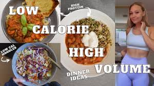 In this wiaw post, i share about the high volume low calorie foods i ate for breakfast, lunch and dinner. Low Calorie High Volume Dinners Under 250 Calories Easy Recipes Youtube