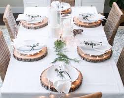 Christmas Table Decor Wood Chargers Plate Chargers Chris Thanksgiving Table Decorations Holiday Table Decorations Inexpensive Thanksgiving Table Decorations