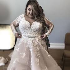 2020 popular 1 trends in weddings & events, women's clothing, novelty & special use, mother & kids with long lace sleeves evening dress plus size and 1. Style 4cd8c700 Long Sleeve Plus Size Wedding Gowns Darius Collection