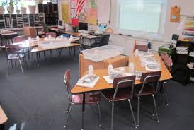 Another Way To Arrange Trapezoid Desks Interesting May Have To Try This Classroom Setup Classroom Decor High School Classroom Decor Middle
