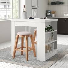 Giulia Traditional Kitchen Island Set Counter Height Dining Table Dining Table In Kitchen Solid Wood Dining Table