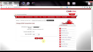 Enjoy up to s$11* worth of promo codes or zero* admin fees for your metered. Cimb Clicks Change Atm Transaction Limit Youtube