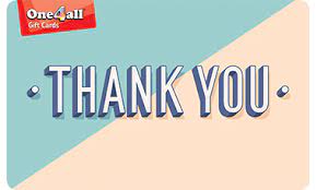 Thank you for the gift card. Thank You Gift Card