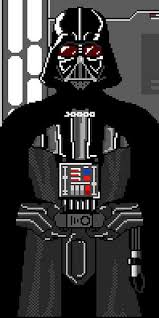 Darth Vader Al No Tan Detalle Star Wars Art Star Wars Artwork Pixel Art