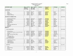 church budget spreadsheet template excel example small