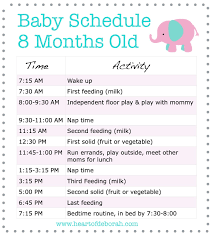 7 Months Baby Schedule Lamasa Jasonkellyphoto Co
