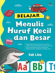 Tangan kanan berfungsi untuk menulis, tangan kiri untuk menekan buku tulis agar tidak mudah tegeser. Buku Belajar Menulis Huruf Kecil Dan Besar Bukukita