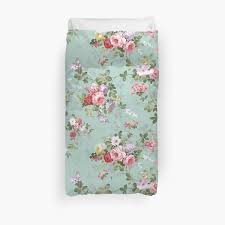 Floral chise duvet cover set. Vintage Floral Duvet Covers Redbubble