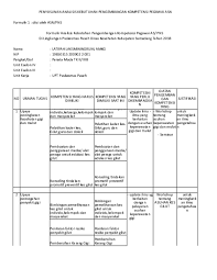 Pasal 9 (1) pelaksanaan pengembangan kompetensi pegawai asn dilaksanakan dengan pemanfaatan teknologi informasi. Xls Analisis Pengembangan Xlsx Latifah Laksminingrum Academia Edu