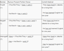 Contoh Kalimat Present Perfect Continuous Tense Positif Negatif Interogatif Temukan Contoh