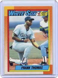 1990 Topps 414 Frank Thomas Chicago White Sox Rookie Card In 2020 Frank Thomas Baseball Cards Baseball Cards For Sale
