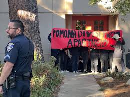 Palestine Protesters Block Entry to Pomona College Building