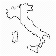 Similar with corona dorada png. Country Europe Italian Italy Line Map Outline Icon Download On Iconfinder