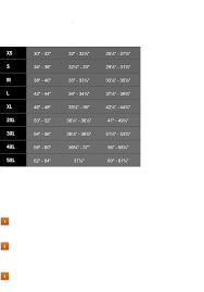 Motorcycle Jacket Sizing Online Charts Collection