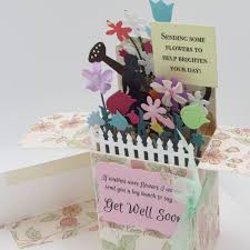 This is a project where you can really let your creativity go wild; Explosion Box Card Get Well Card In A Box Card For Special Etsy Card Making Birthday Explosion Box Card Get Well Cards
