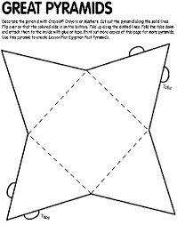 There are so many different ways to color it. Great Pyramids Coloring Page Crayola Com