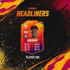 Tammy abraham on fifa 21 tammy abraham is an englishman professional football player who best plays at the striker position for the chelsea in the premier league. Fifa 20 Sbc Tammy Abraham Headliners Requisiti Premi E Soluzioni