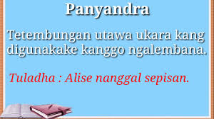 We did not find results for: Basa Rinengga Panyandra Panyendhu Pepindhan Parikan Youtube