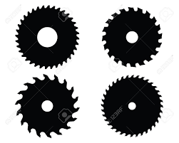 Circular saw blade free vector. Black Silhouettes Of Circular Saw Blades Vector Illustration Royalty Free Cliparts Vectors And Stock Illustration Image 26057749