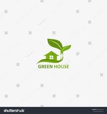 Greenhouse Vector Design Home With Leaf And Tree Business Real Estate Green Icons Logo Vector Illustrations In 2020 Vector Design Greenhouse Design