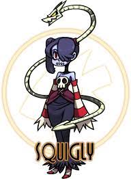 Filia was once just an average schoolgirl, but one day woke up without any memories and a second mouth on the back of her head. Squigly Gallery Skullgirls Anime Character Design