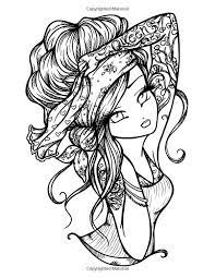 It is suitable for all ages: Tattoo Darlings Abstract Coloring Pages Skull Coloring Pages Cute Coloring Pages