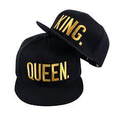 Wendywu Hip Hop Hats King And Queen 3d Embroidered Lovers Couples Snapback Caps Adjustable King Queen Ci17yhwg0cr Hip Hop Hat Queen Hat Girl Baseball Cap