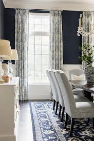 Whoa, there are many fresh collection of brown and blue dining room. Blue And Brown Dining Room With Navy Blue Grasscloth Wallpaper Transitional Dining Room