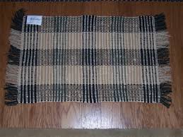 Buy leather kitchen rag rugs and get the best deals at the lowest prices on ebay! Black Tan Woven Rag Rug Plaid Rug For The Kitchen More