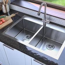 Don't stop at your sink! Artika For Living Artika Stainless Steel Kitchen Sink Twin Bowl 20 Gal 31 25 In X 20 5 In X 9 In Sq230gs Dy Rona