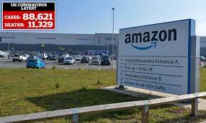 Builders At Amazon Warehouse Walkout Over Lack Of Ppe And Social Distancing Daily Mail Online