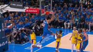 Thunder fans go wild after Chet Holmgren's massive slam