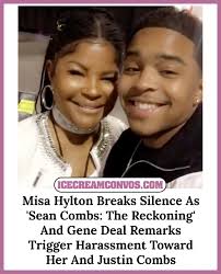 Misa Hylton is speaking out after “Sean Combs: The Reckoning,” and Gene  Deal's comments sparked harassment toward her and Justin.  👀😞🍦https://wp.me/pfXyHC-1iPa She says the public is being misled and  she's done staying