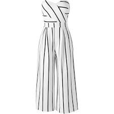 Black And White Striped Romper Plus Size Pin On My Polyvore Finds