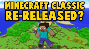 Minecraft classic features 32 blocks to build with and . Minecraft Classic Re Released For Free 10 Year Anniversary Youtube