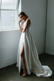Simple wedding dresses | preownedweddingdresses.com. Split Skirt Wedding Dresses Gowns Split Leg Wedding Dresses