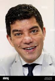 In this June 1, 2015 photo, NBC Universo President Ruben Mendiola poses for  a photo in Miami, Florida. NBC Universal didn't get the results it expected  from its Hispanic women oriented cable