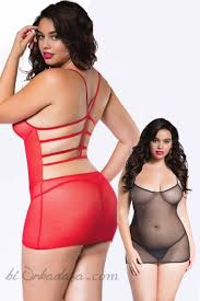 Açık Büyük Beden Erotik Gecelik - LionaFantazi İç Giyim