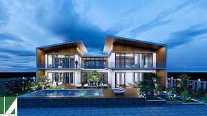 Mẫu thiết kế biệt thự 2 tầng hiện đại - Kiến Trúc Việt Xanh