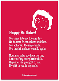 Adult Birthday Poems